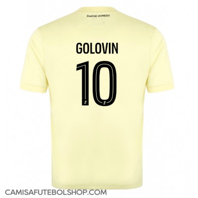 Camisa de time de futebol AS Monaco Aleksandr Golovin #10 Replicas 3º Equipamento 2025-26 Manga Curta Camisa de time de futebol AS Monaco Aleksandr Golovin #10 Replicas 3º Equipamento 2025-26 Manga Curta